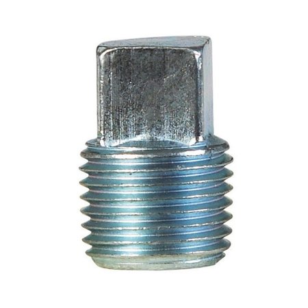 BILLCO Corporation 1/8 in. MPT Galvanized Square Head Plug 753288000315